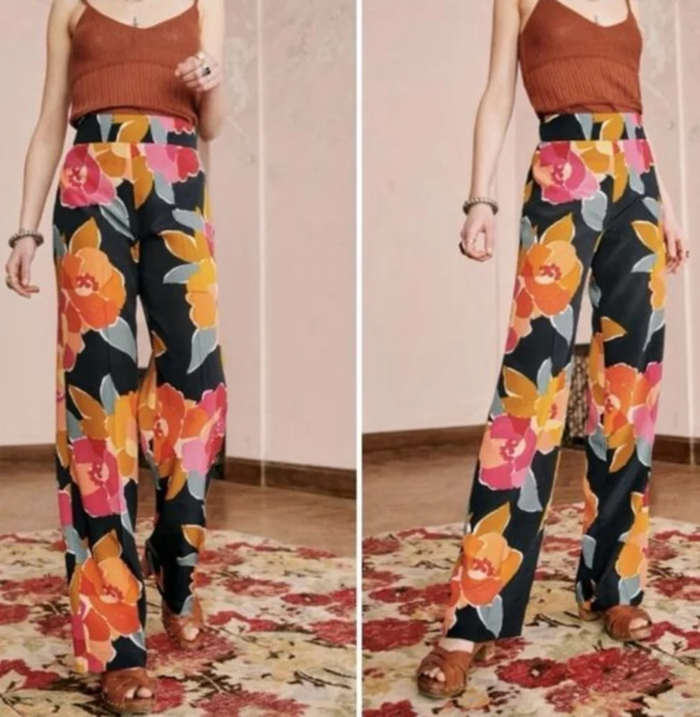 Sézane Silk Baptisto Pants - Picture 2 of 9